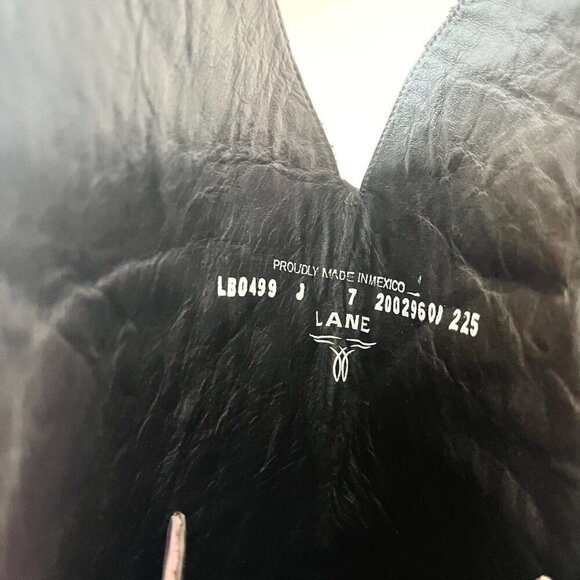 Lane LEXINGTON Over the Knee Womens Cowboy Boots 7 Pink Western Cowgirl Lace up - Picture 13 of 15